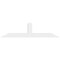 Ekena Millwork Portland Architectural Grade PVC Gable Bracket, 84"W x 21"H x 4"D x 6"F, 6/12 Pitch GBP084X21X0406POR00 - alternate 4